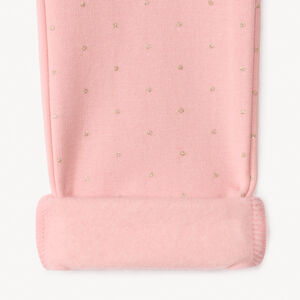 Skinny joggingbroek met glitterstippenprint voor meisjes 