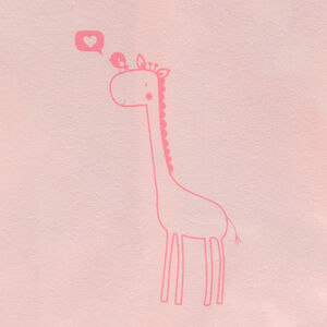 Pyjama in jersey met fantasieprint voor meisjes 