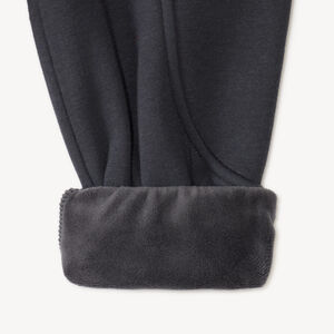 Pantalon de jogging bébé garçon doublé velours avec patch skate 