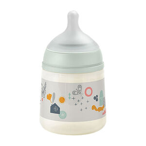 Zuigfles met symmetrische fopspeen SX Pro M 150 ml Walk in the Park Groen 