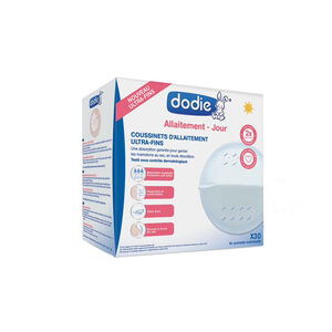 Coussinets d'allaitement ultra fin jetables de jour x30 