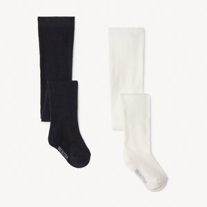 Lot de 2 paires de collants épais pour bébé fille 