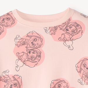 Sweatshirt van fleece met print van Stella en Libert van de Paw Patrol voor meisjes. 