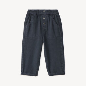 Pantalon bébé garçon coupe ballon uni 