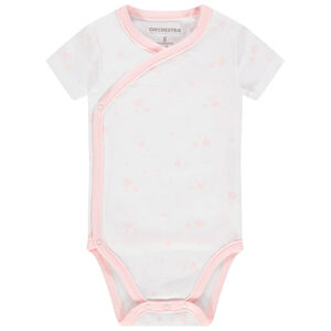 Body manches courtes en coton à étoiles all-over pour bébé fille 