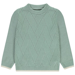 Pull en tricot jacquard pour garçon 