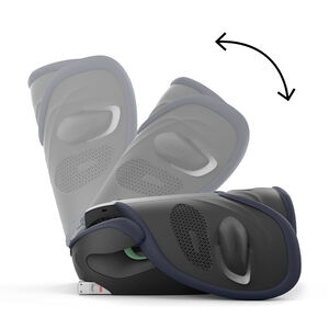 Siège-auto pliable Solution G2 i-Fix tissu Plus ocean blue 