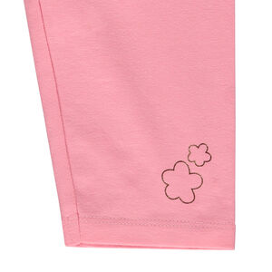 Set van 2 effen corsaires met glitter bloemenprint voor baby meisje 