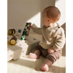 Set d'activité pour bébé 0-12m Sand Grey/Honey 