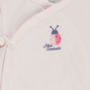 Set van 7 bodies met korte mouwen en fantasieprint voor meisjes 