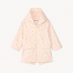 Parka gomme doublée en jersey imprimé marguerites pour bébé fille 