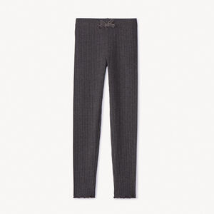 Legging côtelé avec nœud fantaisie pour fille 