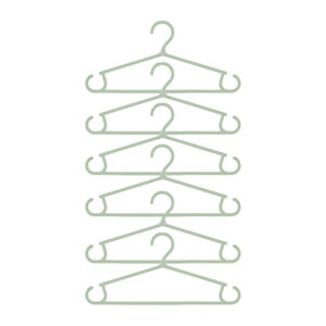 Set van 6 babyhangers - Groen 