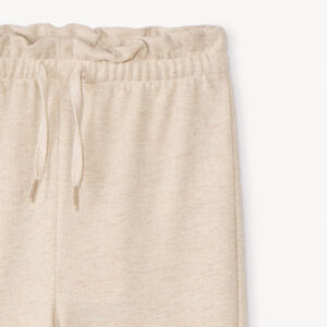 Jogging droit en molleton scintillant fille 