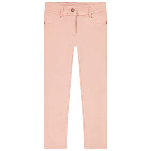 Skinny broek in fleece voor meisjes 