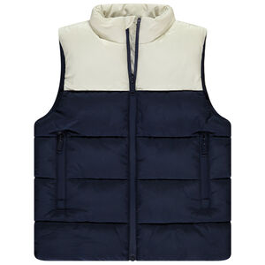 Doudoune sans manches effet colorblock pour garçon  