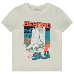 T-shirt manches courtes print fantaisie pour garçon 