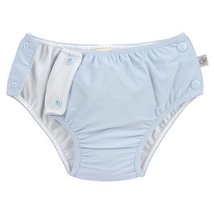 Zwemluier met drukknopen T74/80 (7-12 maanden) Illusion Blue 