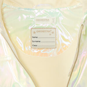 Coupe-vent iridescent à capuche fille 
