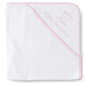 Cape de bain et gant de toilette little princess 