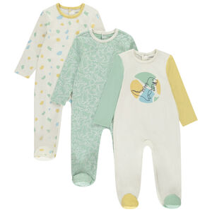 Lot de 3 dors-bien fantaisie pour bébé garçon avec ouvertures différentes selon l'âge 