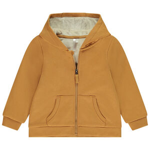 Vest met capuchon van fleece en fluweel voor baby jongen 