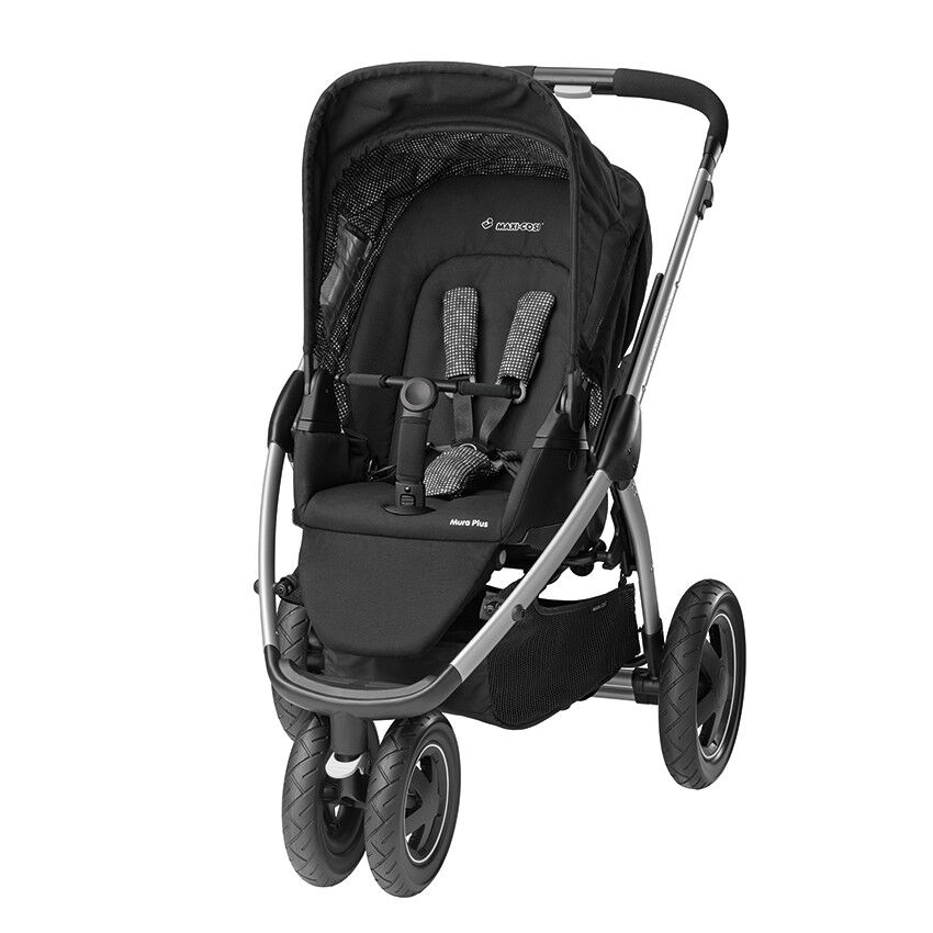 Kinderwagen Mura 3+ - Digital Black - Orchestra BE