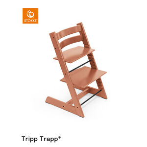 Chaise-haute évolutive Tripp Trapp hêtre terracotta 