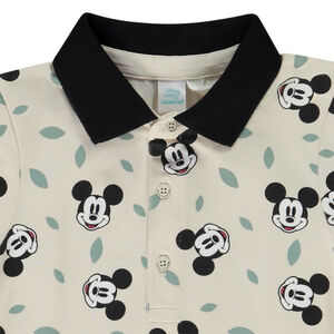 Polo manches longues imprimé Mickey Disney pour bébé garçon 