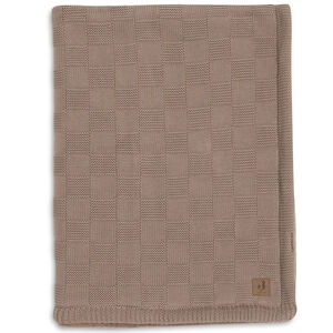 Couverture lit bébé Box Knit - Milky Coffee/Velvet -  100x150 cm 