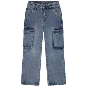 Jean cargo en denim pour garçon 