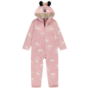 Surpyjama en sherpa avec capuche oreilles de Minnie pour fille 