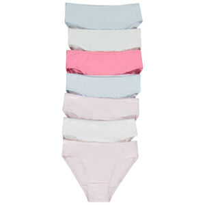 Lot de 7 culottes en jersey uni fille 