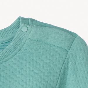 Sweatshirt van gewatteerde fleece met skatemotief voor babyjongen 