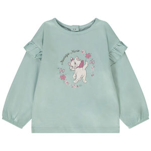 T-shirt manches longues en jersey print Marie Disney pour bébé fille 