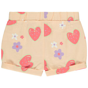 Set van 4 shorts in jersey slub meisjes 