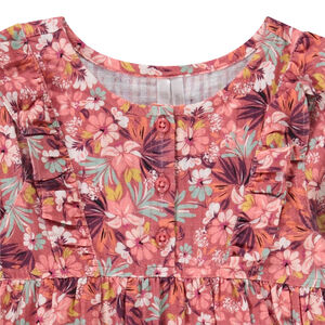 Tuniek lange mouwen met bloemenprint voor baby meisje 