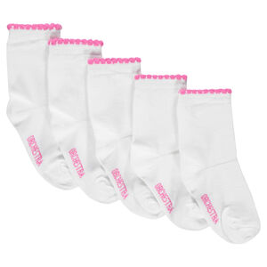 Lot de 5 paires de chaussettes unies 