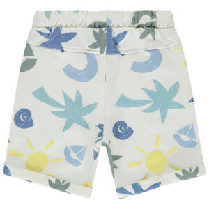 bermuda fleece met fantasiedruk voor jongen 