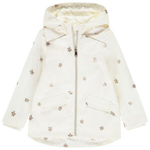 Parka met bloemenprint voor meisjes 