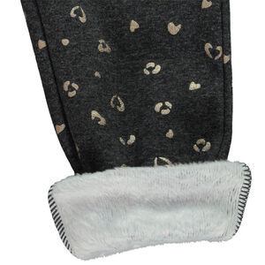 Joggingbroek met hartjesprint voor meisjes 