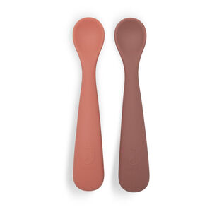 Set van 2 soepele lepeltjes silicone Blush Shades 
