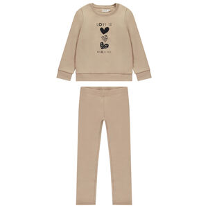 Jogging fleece met fantasieprint voor meisjes 