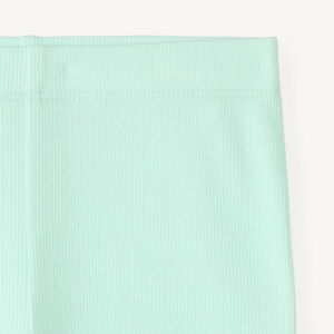 Caleçon cycliste uni in geribbelde stof voor meisjes 