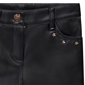 Pantalon slim en simili cuir fille 