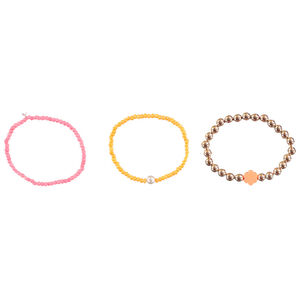Set van 3 fantasie kralenarmbanden meisjes 