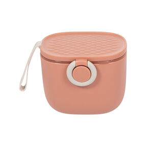 Boîte doseuse nomade pour lait en poudre terracotta 
