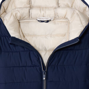 Doudoune fine matelassée à capuche pour garçon 