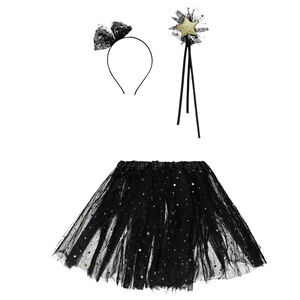 Set van 3-delig sterren tule kostuum voor meisjes 