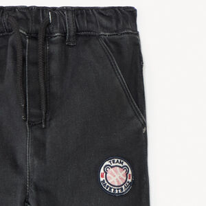 Jeans gevoerd met basket patch voor babyjongens 